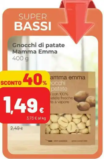 Coop Mamma emma Gnocchi Fatti Con Patate Fresche Cotte A Vapore 400 G(ml) offerta