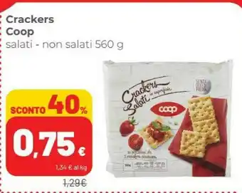Coop Coop Crackers offerta