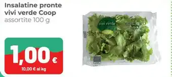 Coop Vivi verde coop Coop Insalatine Pronte Vivi Verde offerta