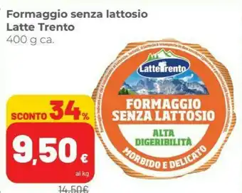Coop Latte trento Formaggio Senza Lattosio offerta