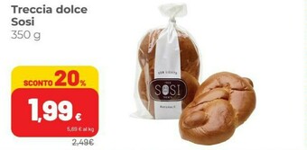 Coop Sosi Treccia Dolce offerta