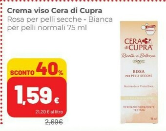 Coop Cera Di Cupra Crema Viso offerta