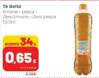 Coop Beltè The Zero Limone offerta