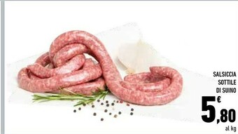 Conad City Salsiccia Sottile offerta