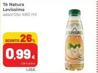 Coop Levissima Tè Natura offerta