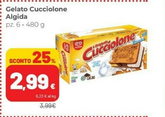 Coop Algida Cucciolone Classico 480 G(ml) offerta