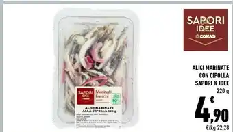 Conad City Alici Marinate Con Cipolla offerta