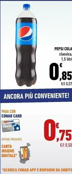 Conad City Pepsi 1500 G(ml) offerta