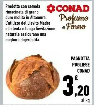 Conad City Conad Pagnotta Pugliese offerta