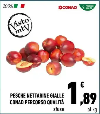 Conad City Pesche Nettarine Gialle offerta