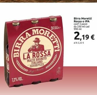 Carrefour Moretti Birra La Bianca Malti Chiari 330 G(ml) offerta