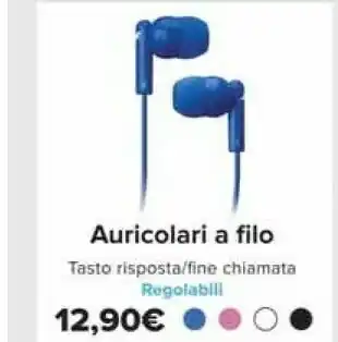 Carrefour Auricolari A Filo offerta