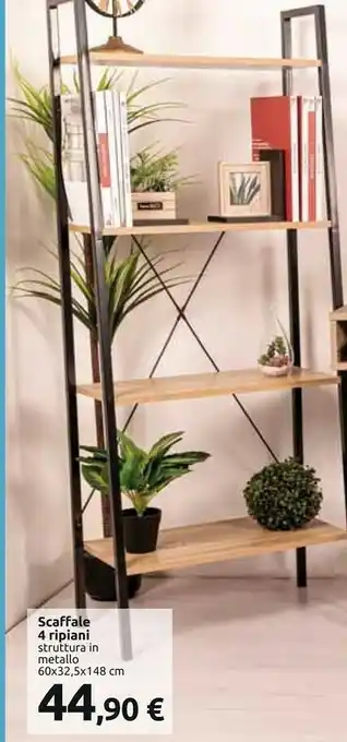 Carrefour Scaffale 4 Ripiani offerta