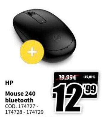 MediaWorld HP Mouse 240 bluetooth offerta