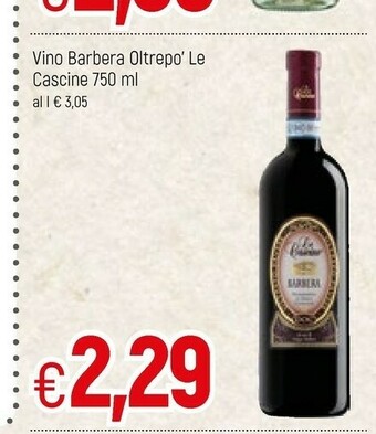 Famila Le Cascine Vino Barbera Oltrepo offerta