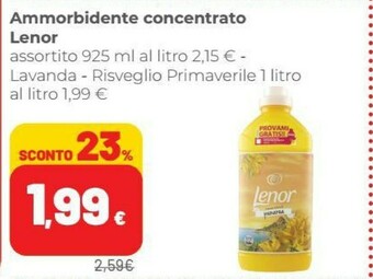 Coop Lenor Ammorbidente Concentrato offerta