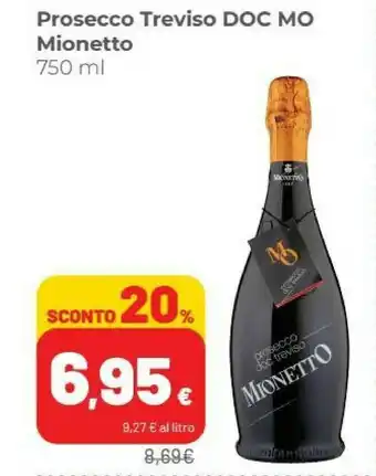 Coop Mionetto Prosecco Treviso Doc Mo offerta