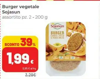Coop Sojasun Burger Vegetale Alghe 200 G(ml) offerta