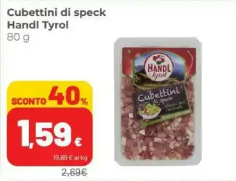 Handl tyrol Cubettini Di Speck Piccoli E Gustosissimi 80 G(ml)