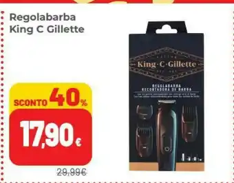 Coop Gillette Regolabarba King C offerta