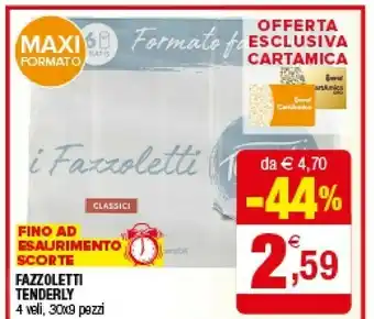 Iperal Tenderly Fazzoletti offerta