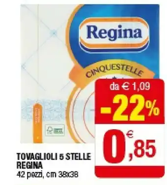 Iperal Regina Tovaglioli 5 Stelle offerta