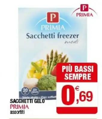 Iperal Primia Sacchetti Gelo offerta