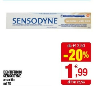Iperal Sensodyne Dentifricio offerta