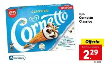 Lidl Algida Cornetto Classico offerta