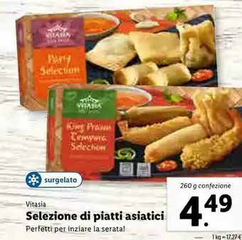 Lidl Vitasia Selezione Di Piatti Asiatici 260g offerta