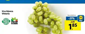 Lidl Uva Bianco Vittoria offerta