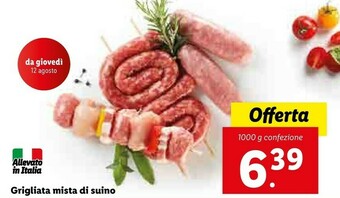 Lidl Grigliata Mista Di Suino offerta