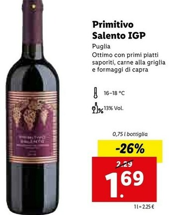 Primitivo Salento IGP