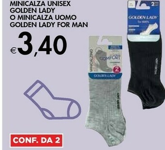 Bennet Minicalza Unisex Golden Lady O Minicalza Uomo Golden Lady For Man offerta