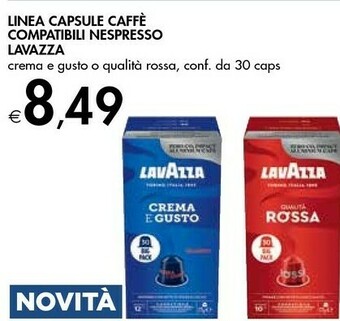 Bennet Lavazza Linea Capsule Caffè Compatibili Nespresso offerta