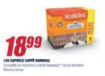 Trony 120 Capsule Caffè Borbone offerta