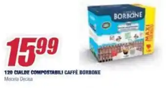 Trony 120 Cialde Compostabili Caffè Borbone offerta