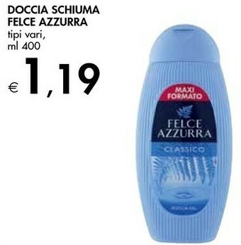 Bennet Felce Azzurra Doccia Schiuma offerta