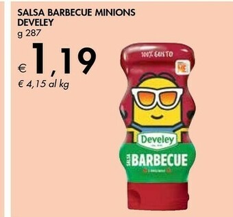 Bennet Develey Salsa Barbecue Minions offerta