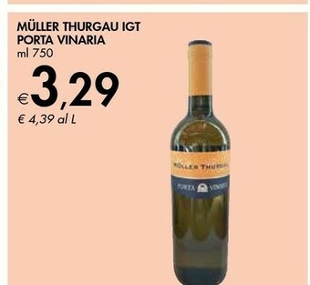 Bennet Porta Vinaria - Müller Thurgau Brut 750 g(ml) offerta