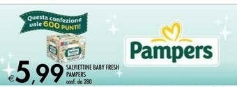 Bennet Pampers Salviettine Baby Fresh offerta