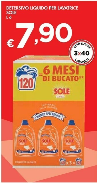 Bennet Sole Detersivo Liquido Per Lavatrice offerta