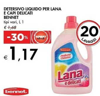 Bennet Bennet Detersivo Liquido Per Lana E Capi Delicati offerta