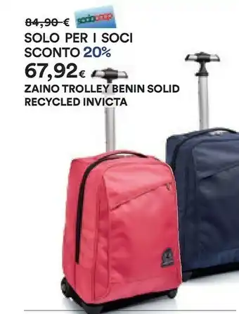 Coop Invicta Zaino Trolley Benin Solid Recycled offerta