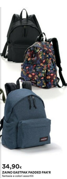 Coop Eastpak Padded Pak'r Zaino Blu offerta