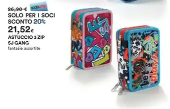 Coop Astuccio 3 Zip Sj Gang offerta