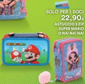 Astuccio 3 Zip Super Mario/ Na! Na! Na!