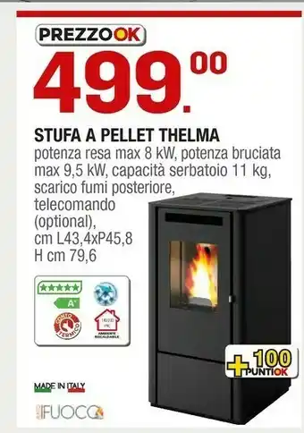 Brico OK Stufa A Pellet Thelma offerta