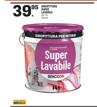 Brico OK Bricook Idropittura Super Lavabile offerta