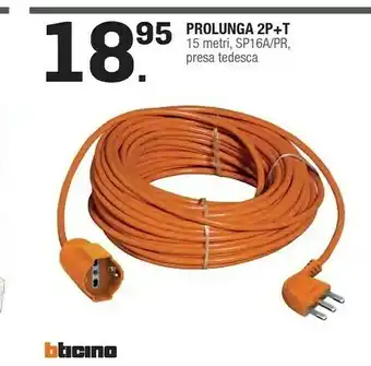 Bticino Prolunga 15m 2p+t Sp16a-pr